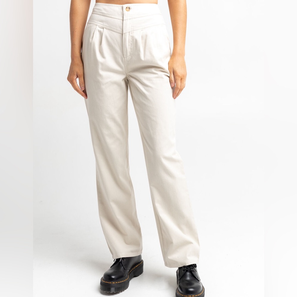 Anthropologie Sky and Sparrow Womens Pleat Front Trouser Pants